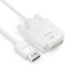 PureLink Câble DisplayPort vers DVI - Résolution WUXGA 1920 x 1200 - Connecteurs plaqués or - 3 m - Blanc