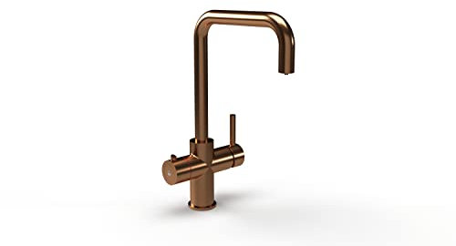 hanstrom 3-in-1 Traditional Instant Boiling Water Tap with Boiler & Filter - Lunen (Brushed Copper)