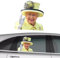 Gereton Queen Autofenster Aufkleber – Queen Elizabeth Autoaufkleber, Lustige Auto Fensterfolie, wasserdichte Königin von England Autoaufkleber, Personalisierte Autoaufkleber Dekoration