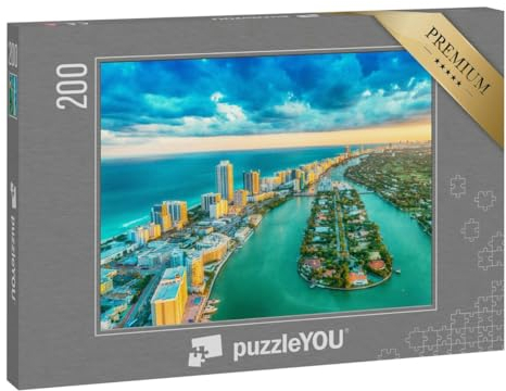 puzzleYOU: Puzzle 200 Teile „Miami Beach, Florida, USA“