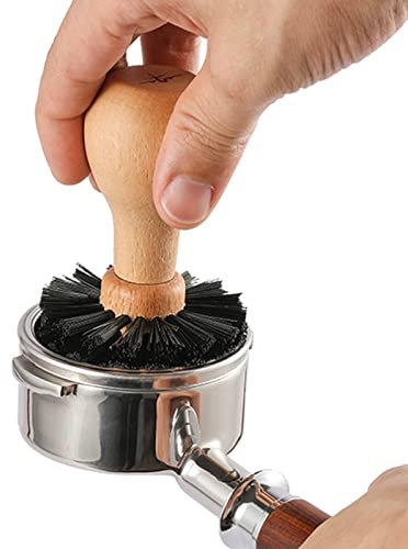 MHW-3BOMBER Kaffeesiebträger-Reinigungsbürste, Espressomaschine, Siebträgerbürste, speziell für 58 mm Siebträger, professionelle Barista-Reinigungswerkzeuge, effektive Reinigung, B5341