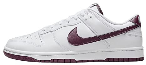 Nike Basketballschuh für Herren, Weiß/Nachtkastanienbraun-Weiß, 43 EU