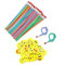 JZK Set di 60 matite e gomme, 30 matite morbide e flessibili + 30 gomme emoji sorridenti, set di riempitivi per sacchetti per feste di compleanno per bambini, regali di ringraziamento per ragazzi e