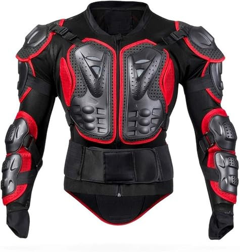 Kcolic Motorrad Motorrad Ganzkörperpanzerung Rüstung Schutzausrüstung Jacke Pro Street Sport Motocross ATV Schutz MTB Racing Shirt Jacke Protektor Motorrad Schutzpanzerung B,2XL.