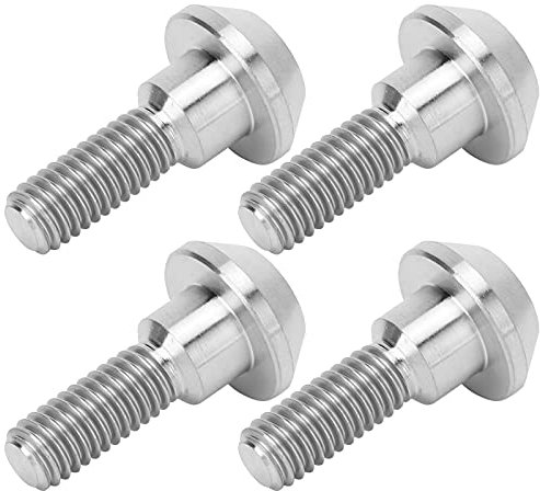 Vomeko 4 Pz Vite Bullone Disco Freno Moto in Titanio, Vite a Testa Esagonale per Pastiglia Freno a Disco, Viti Bullone a Testa con Esagono Incassato Passo M6X20mm