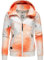 Ragwear leichte wasserdichte Damen Übergangsjacke kurz im Colourblocking-Look mit Farbverlauf und Kapuze Nuggie Block Ombre Intl Orange24 Gr. XS