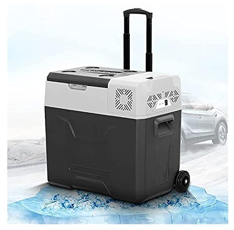 Réfrigérateur, réfrigérateur de Voiture, congélateur Portable 30 L 12/24 V DC et 220 V AC, réfrigérateur à compresseur pour Voiture, Camping-Car, Camion, camionnette, Camping et