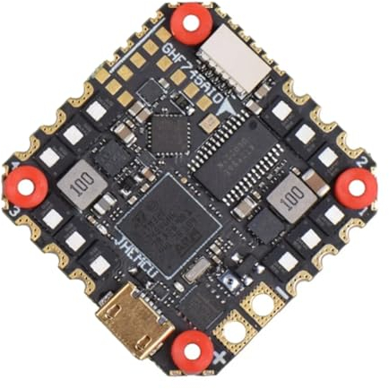 Jeenuuder GHF745AIO MPU6000 F745 Flight Controller BLHELI32 G071 4in1 ESC 25,5X25,5mm 3-6S für FPV Freestyle Drohnen (40A)
