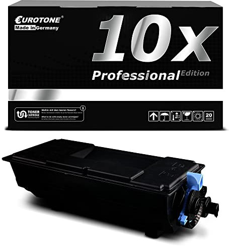 E.T. 10x Toner kompatibel für Kyocera TK-3400 TK3400 1T0C0Y0NL0 für ECOSYS PA4500x MA4500x MA4500fx - schwarz