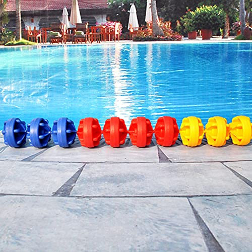 Pealihuy 1/2/3/4/5/6/7/8/9/10 m langes schwimmendes Sicherheitstrennseil für den Pool, Schwimmseil für den Haushalt, Fitnessstudio, Schwimmbad, mit Haken, Nylonseil-Stil, 8 m