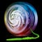 MAGICYOYO JoJo für Kinder, Responsive YoYo für Anfänger, 2A Looping Yo Yo D1 GHZ, Crystal Tricolour Gradient, Tricks Jo Jo mit 6 YoYo Schnur
