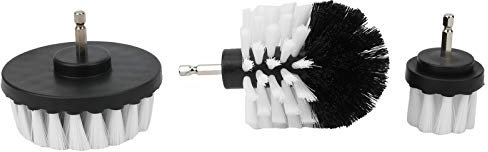 TICFOX Drill Brush Set Fictory 3Pcs Drill Brush Set, Power Scrubber Cleaning Accessories, Nylon Brush Cleaning Kit for Bathtub, Tile, Toilet, Compatible with Power Drills