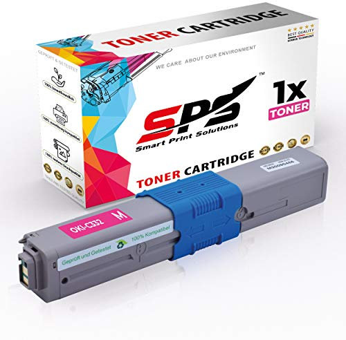 SPS Drucker Toner Kompatibel für Oki MC 363 - C332 / 46508710 | Magenta | 3.000 Seiten