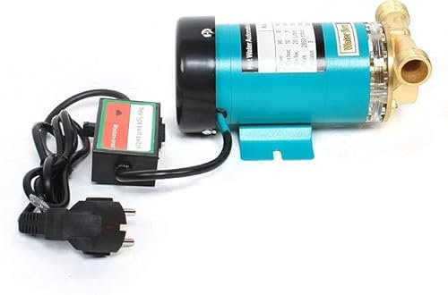 MEHOOSPVN Pompa per acqua calda, 90 W, 220 V, 50 Hz, 20 l/min, testa massima 15 m, pompa a pressione automatica per scaldabagno, doccia, acqua di rubinetto, pompa di circolazione, pompa ad alta