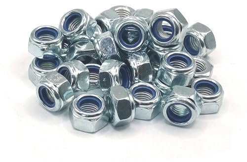 Sicherungsmutter DIN 985 mit Feingewinde - Stahl verzinkt (M18 x 2, 25 Stück)