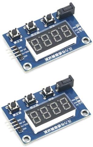 GIWFBQTR 2 Pezzi HX711 Load Cell AD Sensore di Pressione del Peso Modulo AD con Display Bilancia Elettronica 24-Bit Strumento di Pesatura Elettronica Scal