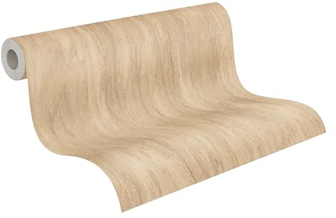 A.S. Création Elements II 398012 Non-Woven Wallpaper Wood Effect 10.05 m x 0.53 m Brown Wallpaper Lightly Textured