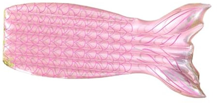 Toddmomy Matelas Gonflable Sirène en PVC Paillettes Rangée Flottante de Piscine pour Adultes et Garçon et Filles Plage d'Été