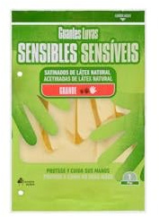Genérico Guantes de látex Bosque Verde talla grande sensibles Paquete 2 ud. Pack 3