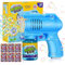 FORMIZON Seifenblasenmaschine, Seifenblasenpistole Kinder 4000+ Blasen/Minute mit 130ML Seifenblasenlösung, Automatische Blasenspielzeug Bubble Gun Machine Geschenk für Kinder/Geburtstag/Party (Blau)