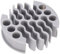 Focket Wire Comb Network Cable Management Tool Support Arranging Up to 30 Cables, Cable Organizing Tools and Ethernet Cables Organizer Tools (Grey)