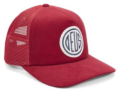 Deus Pill Cord Trucker Cap - Ribbon Red