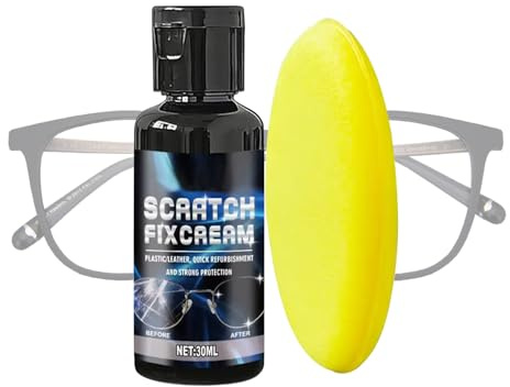 Linsenkratzer-Entferner für Brillen, Polierpaste – Brillenkratzer-Entferner – für, Bildschirm, Uhr, Sonnenbrille, Kamera, Spiegel, Innenraum