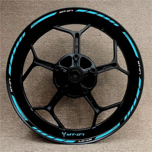 MT07 MT-07 Motorrad-Radnabenaufkleber Felgen(007)