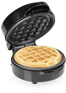 Tristar Mini Gaufrier, Gaufre Ronde, 550 W, Revêtement Antiadhésif, Format Compact, Nettoyage Facile, WF-2109