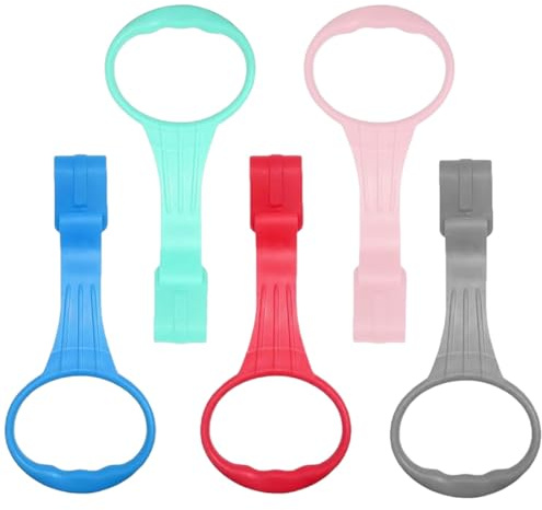 XUZOPIM 5 Stück Ringe Für Kinderbetten, Befestigungsringe, Griff Handringe Für Baby Kleinkind, Ringe Für Baby Kinderbetten Für Beinübung Dem Kind Helfen Aufstehen In Der Wiege (5 Farben)