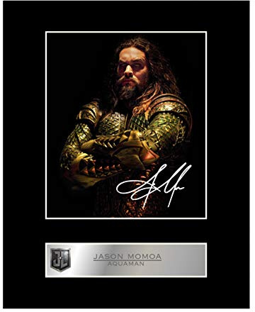 Jason Momoa, Aquaman signiertes Foto, Gerechtigkeitsliga, signiertes Geschenk, Bild