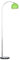 MiniSun | Modern Designer Style Polished Chrome Floor Lamp with a Gloss Green Light Shade | Floor Lamps & Torchieres, Home Décor & Improvement Essential | Includes 6W LED E27 Light Bulb
