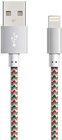 iPhone Charger Cable Lightning Cable [Apple MFi Certified] 1M/3FT Charging USB Syncing Data Nylon Braided CordCompatible with iPhone 14/13/12/11 Pro Max/XSMAX/XR/XS/X/8/7/Plus/6S/6/SE