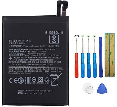 Swark BN48 Battery Compatible with Redmi Note 6 Pro with Tools