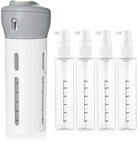 Travel Bottles 4 in 1 Travel Containers Sub-Bottle 4pcs 50ml Travel Bottles Set for toiletries Cosmetics