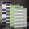 bobodeco Doppelrollo klemmfix ohne Bohren Duo Rollos für Fenster mit Klemmträger, Fensterrollo lichtdurchlässig & verdunkelnd Wandmontage Sichtschutz- Grau B90 x H130cm (Stoffbreite 86cm)