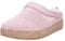 HAFLINGER Lammfellclog Snowbird Filzpantoffel Hausschuh Rosa (Rosenholz 83), Gr 38