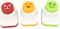LATRAT 3-teiliges Sushi-Zubehör, Kunststoff Waschbar DIY Sushi Roll Reis Ball Onigiri Form für Sushi Machen Laver Schneiden, trockener gerösteter Meeresalgen-Ausstecher Set, Smile Face