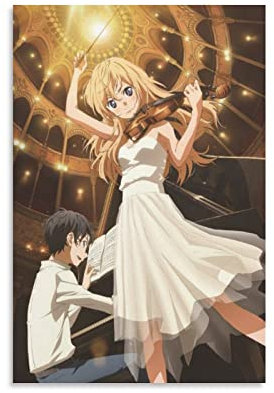 Poster mit 4 Anime-Poster Your Daily Lie in April, 40 x 60 cm