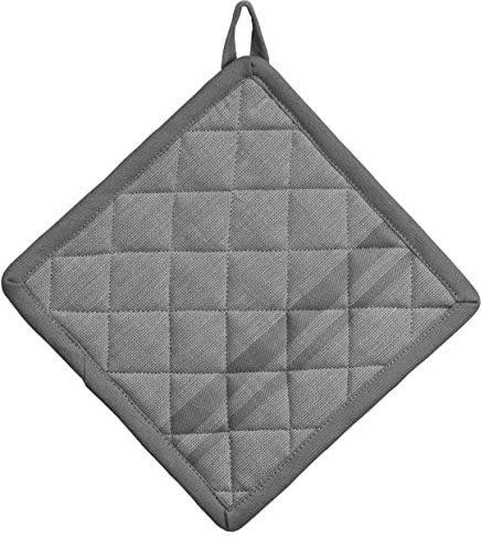 Kela Keuken topfuntersetzer Tia 20 cm Baumwolle dunkelgrau
