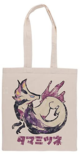 Luxogo Monster Hunter Rise Mizutsune Einkaufstasche Groceries Beige Shopping Bag