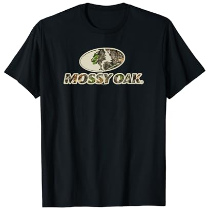 Mossy Oak Camouflage Logo Fill Outline T-Shirt