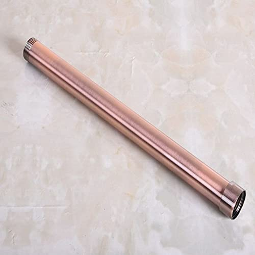 1pcs 12inch Dusche Wasserhahn Verlängerungsrohr Bar für Duschset Duschstange Verlängerungsrohr G3 / 4 Badezimmer-Accessoires,Antikes rotes Kupfer