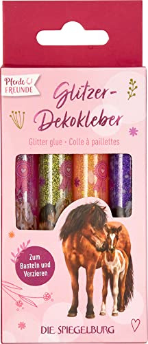 Die Spiegelburg Glitzer-Dekokleber - Pferdefreunde