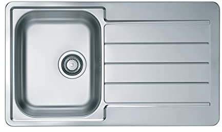 Küchenarmatur aus Edelstahl und mit einer einzigen Becken von Alveus Linie 20 - Leinen - 1065579