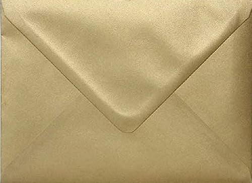 Briefumschläge C5/A5, metallisch, Gold, 100 Stück