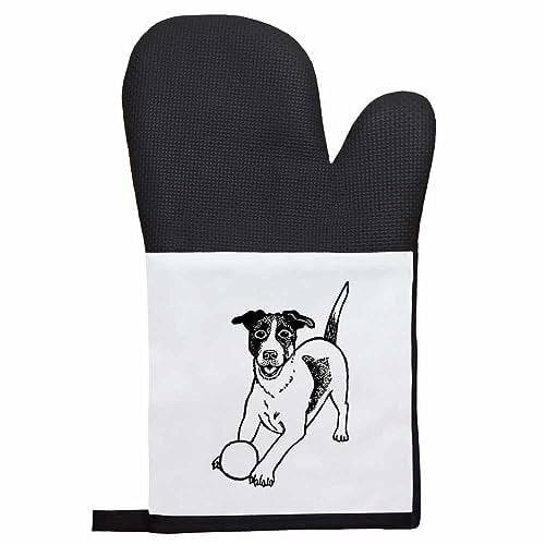 'Playing Jack Russell' Oven Glove/Mitt (OG00004381)