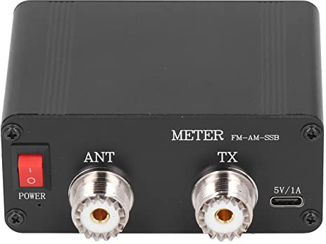 SWR-Messgerät 120 W, 1,8 Bis 54 MHz, 240 X 240 Farbbildschirm, FM AM SSB-Leistungstester mit Alarm für Klare Anzeige und Einfaches Tragen