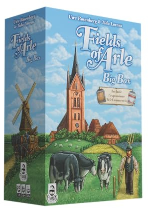 Cranio Creations - Fields of Arle Big Box, das autobiografische Spiel von Uwe Rosenberg zum ersten Mal komplett mit Erweiterung, Ausgabe in Italienischer Sprache