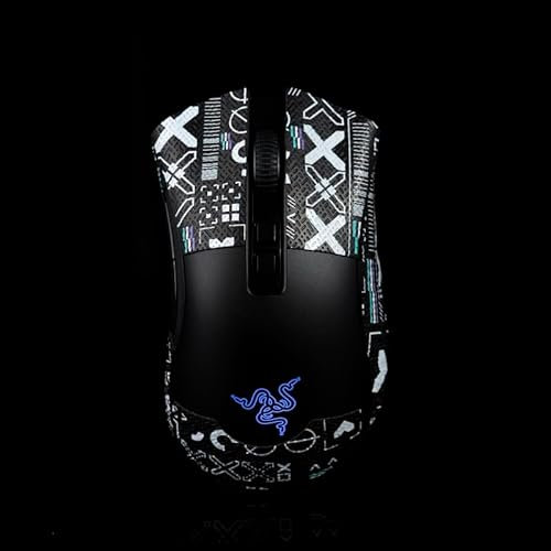 Mouse Anti Slip Sticker Compatible with Razer DeathAdder V2/ V2 PRO Lizard Skins Sweat Resistant Mouse Grip Tape for Razer DeathAdder V2 Pro